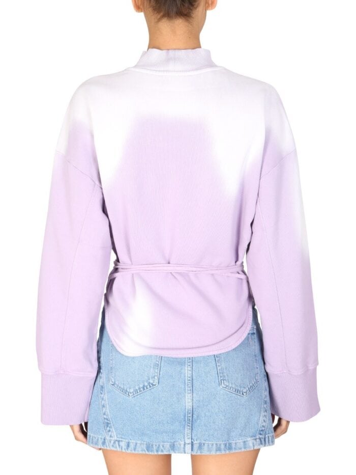 The Attico LACE-UP SWEATSHIRT