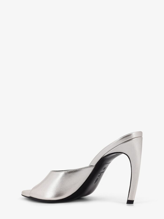 The Attico Laminated Leather Betta Sandals