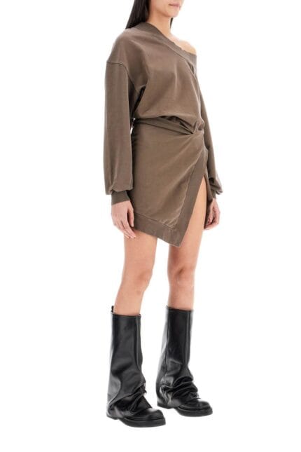 THE ATTICO Lightweight Fleece Mini Dress