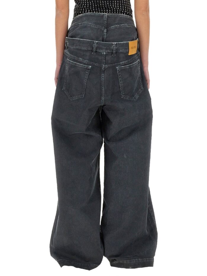 The Attico LONG PANTS "NAVY BLUE"