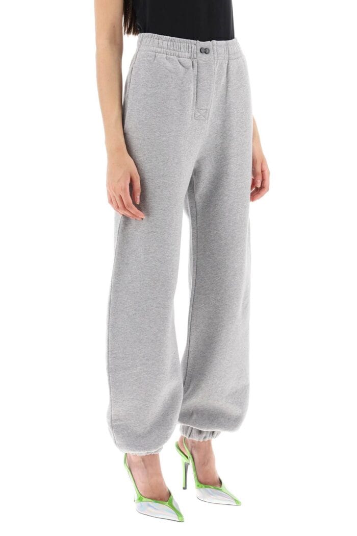 The Attico Melange Cotton Sweatpants