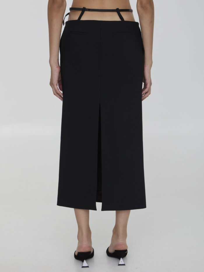 The Attico Midi skirt