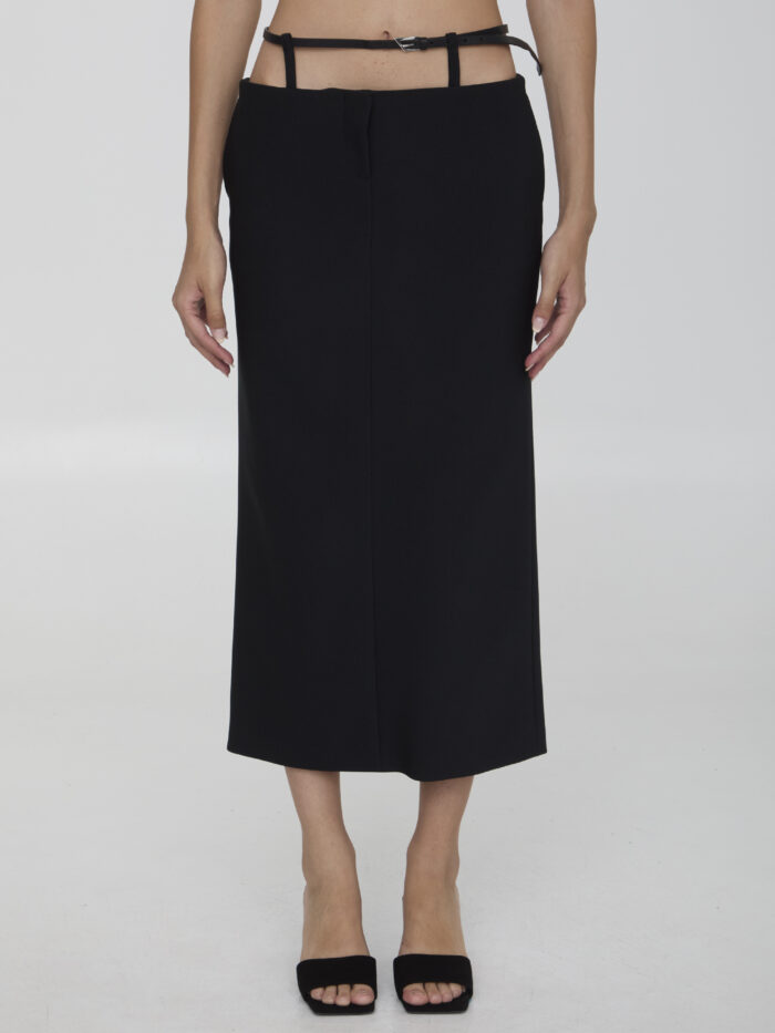 The Attico Midi skirt
