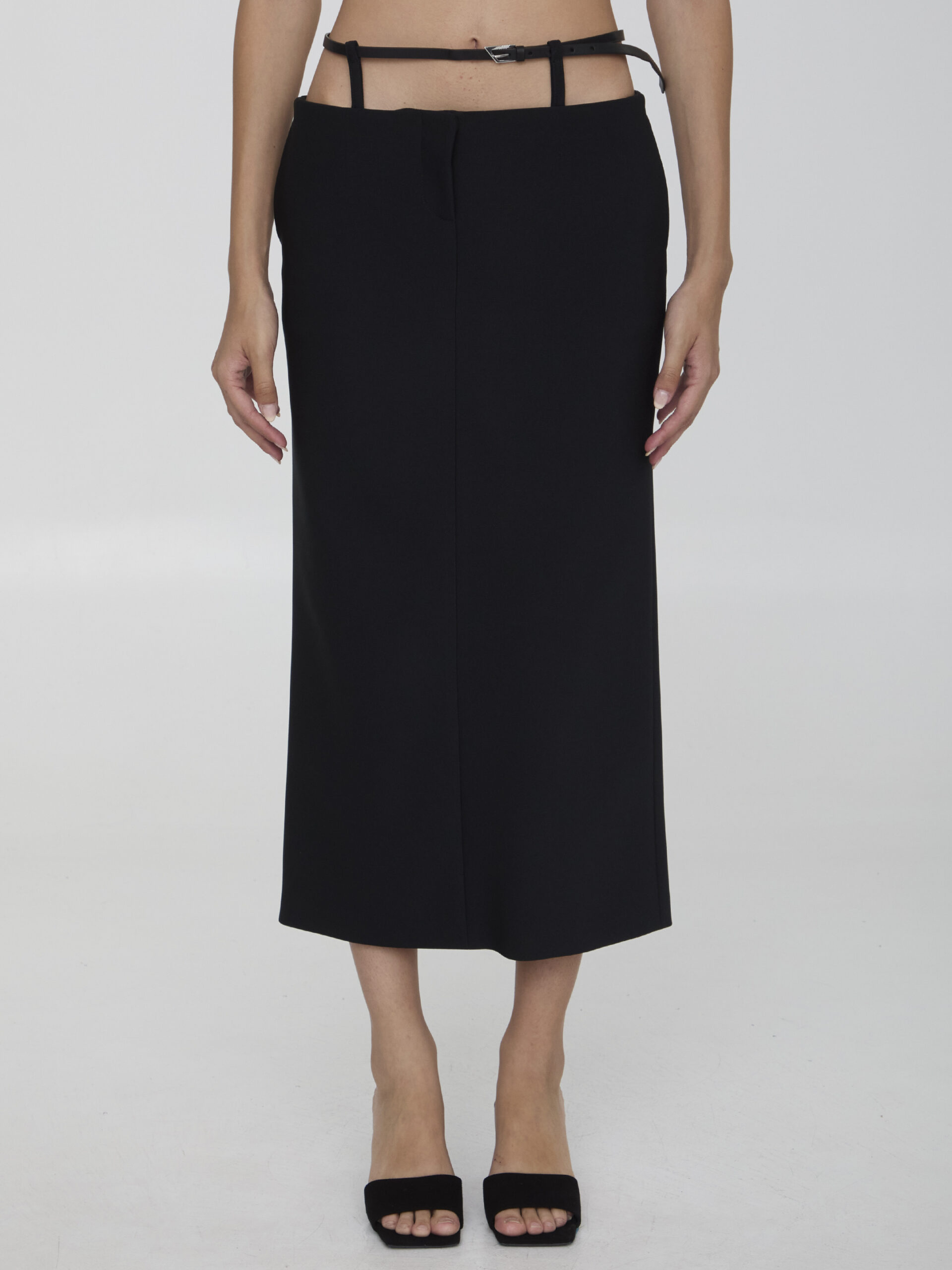 The Attico Midi skirt