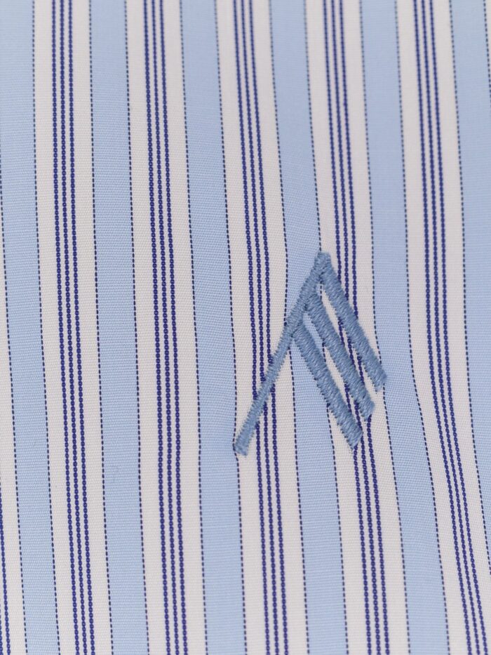 The Attico Oversize Striped Cotton Shirt