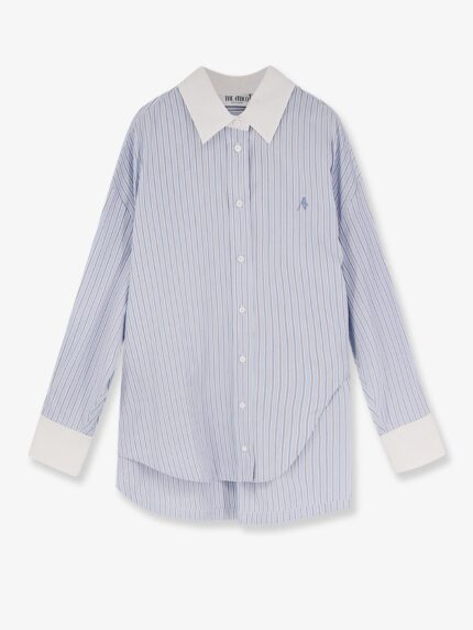The Attico Oversize Striped Cotton Shirt