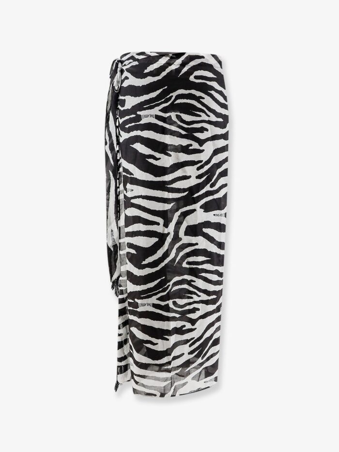 The Attico Pareo Cotton Skirt