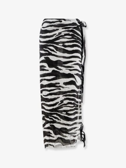 The Attico Pareo Cotton Skirt