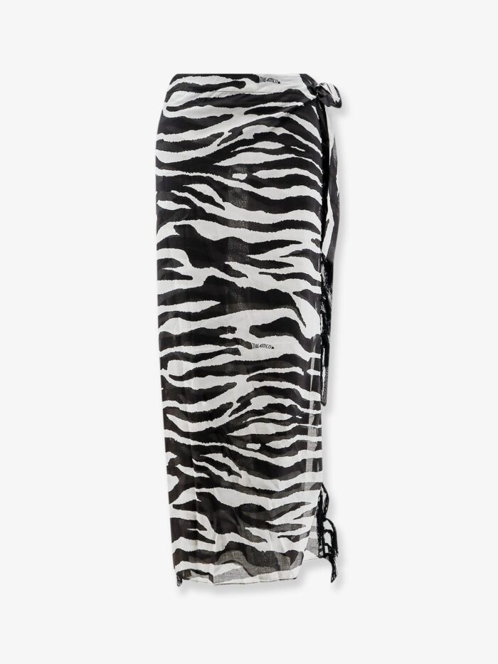 The Attico Pareo Cotton Skirt