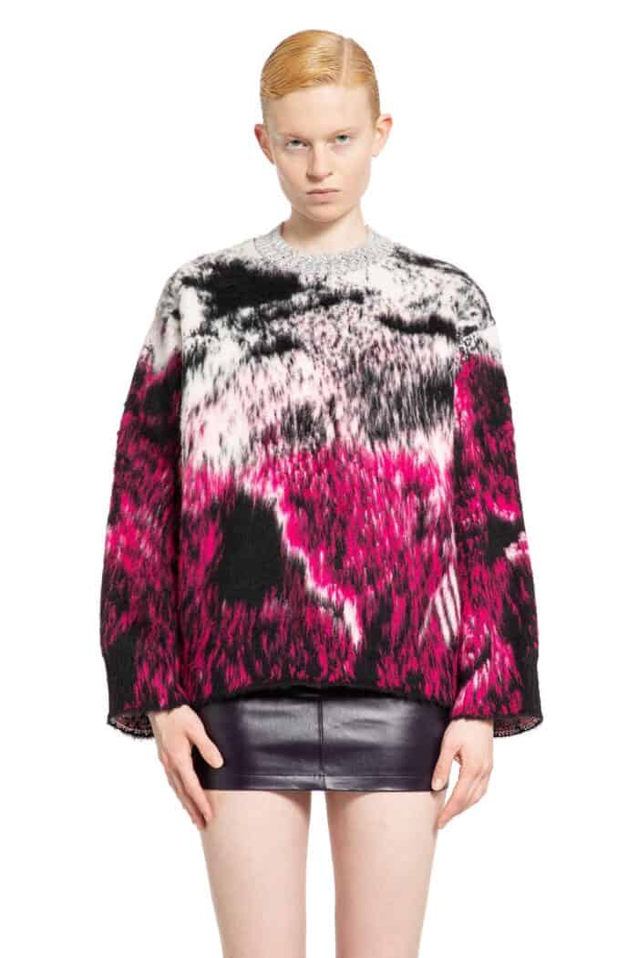 THE ATTICO Printed Gradient Sweater