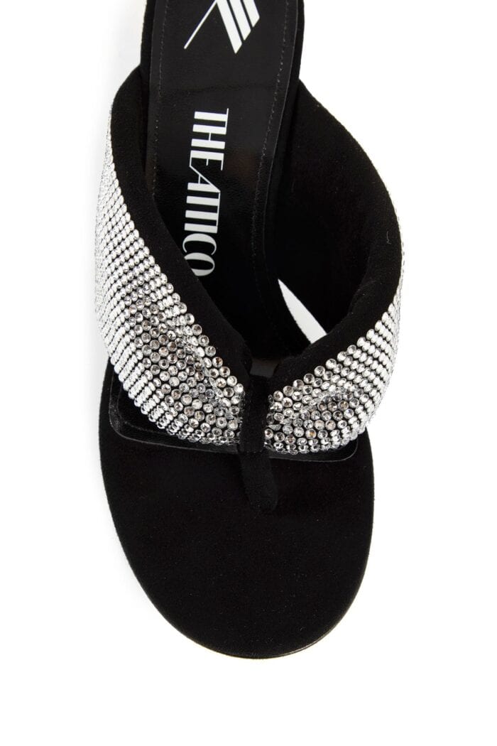 THE ATTICO ''rem'' Rhinestone Mules