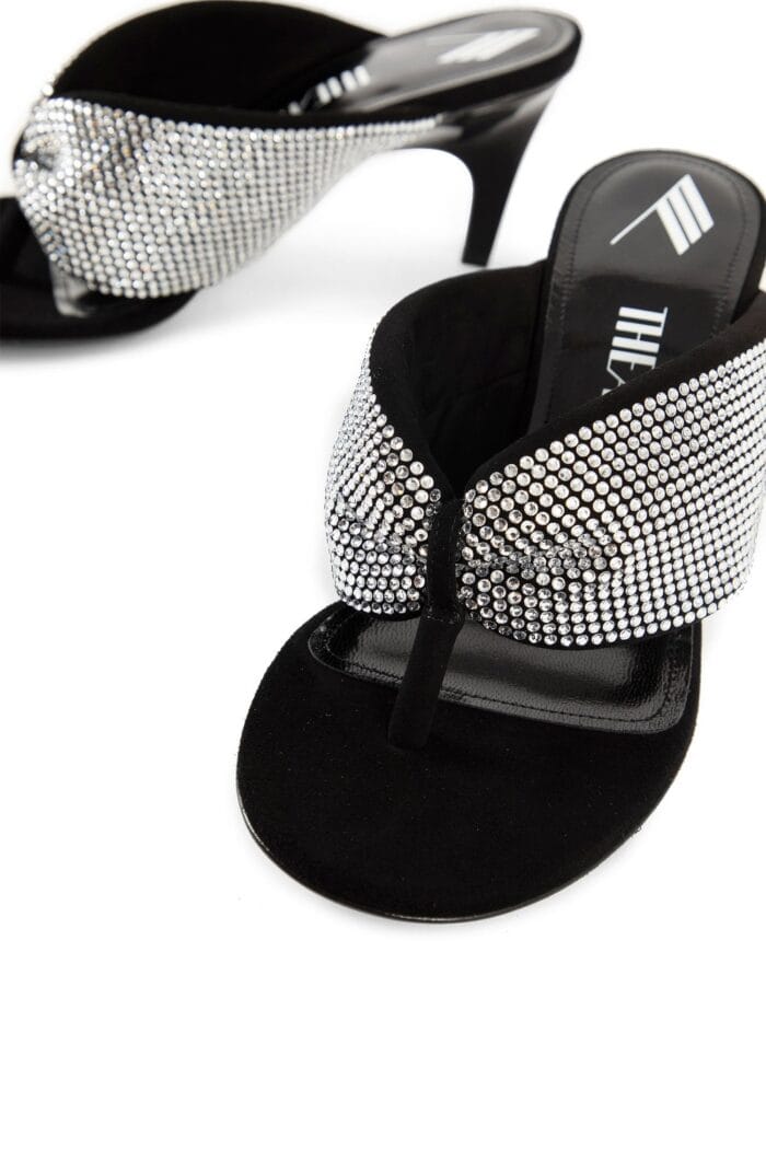 THE ATTICO ''rem'' Rhinestone Mules