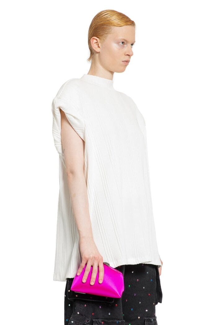 THE ATTICO Ribbed Jersey Oversized T-shirt