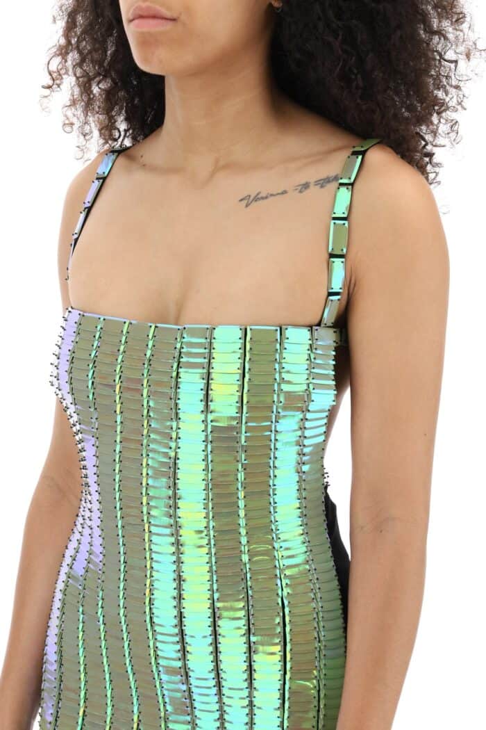 The Attico Rue Sequined Minidress