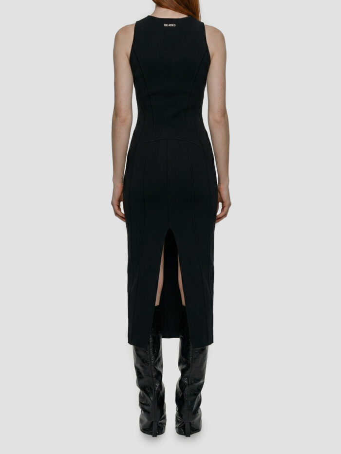 The Attico Sculptural midi dress