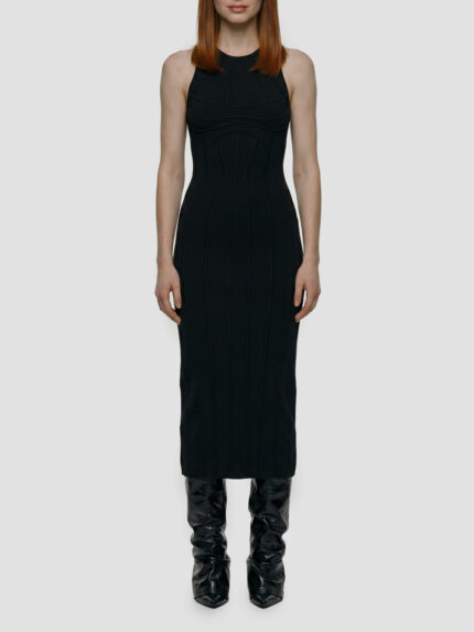 The Attico Sculptural midi dress