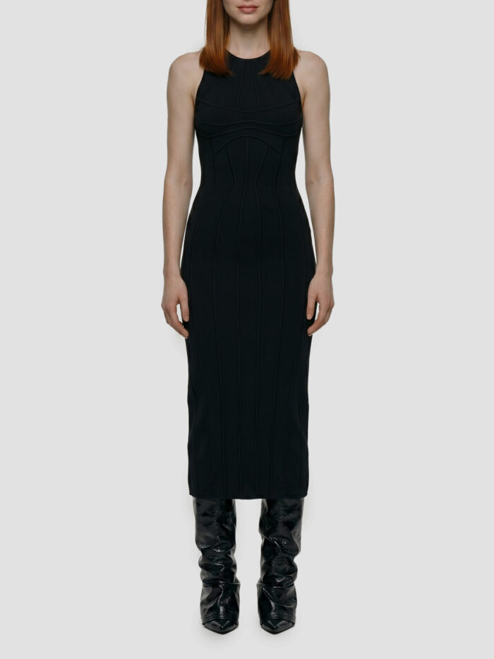the attico sculptural midi dress The Attico Sculptural midi dress