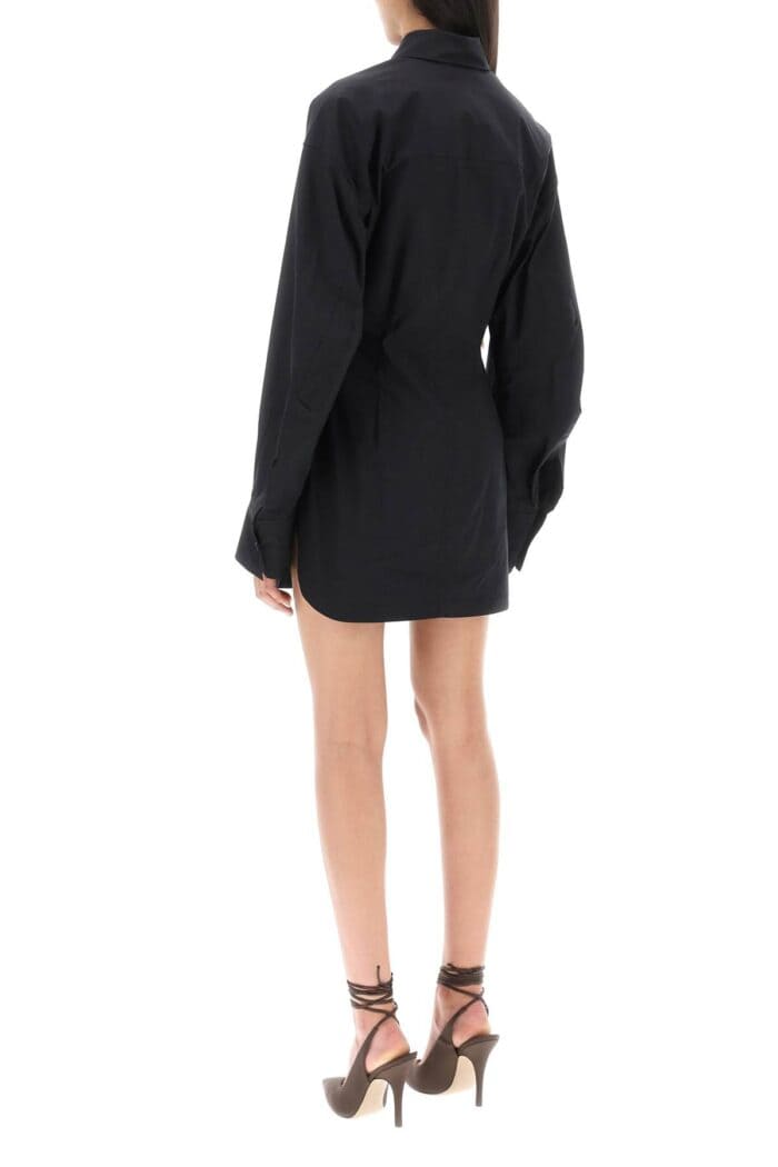 THE ATTICO Shaped Mini Shirt Dress