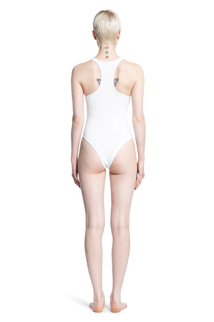 THE ATTICO Wet Effect One Piece Swimsuit