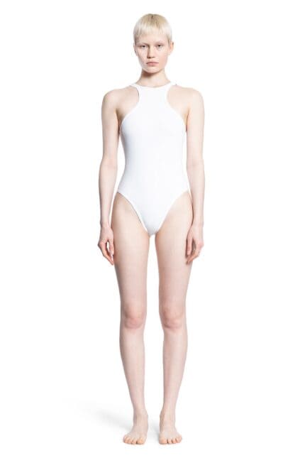 THE ATTICO Wet Effect One Piece Swimsuit