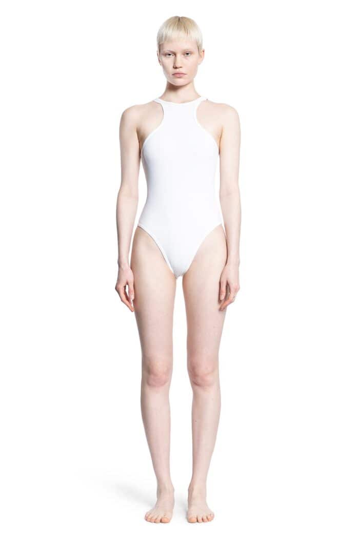 THE ATTICO Wet Effect One Piece Swimsuit