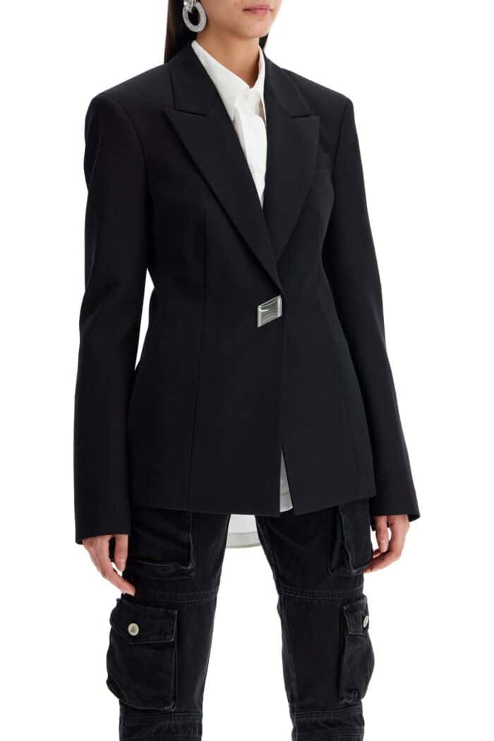 THE ATTICO Wool Gabardine Blazer