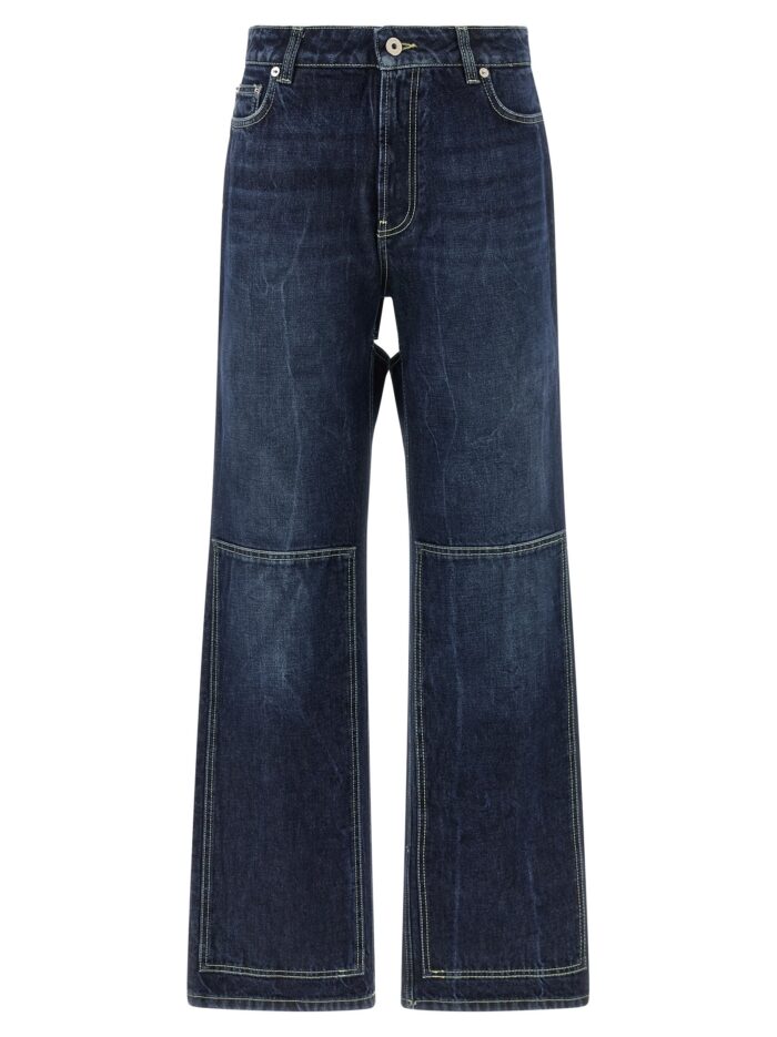 jean paul gaultier 'the blue cut out' jeans JEAN PAUL GAULTIER 'The Blue Cut-Out' Jeans