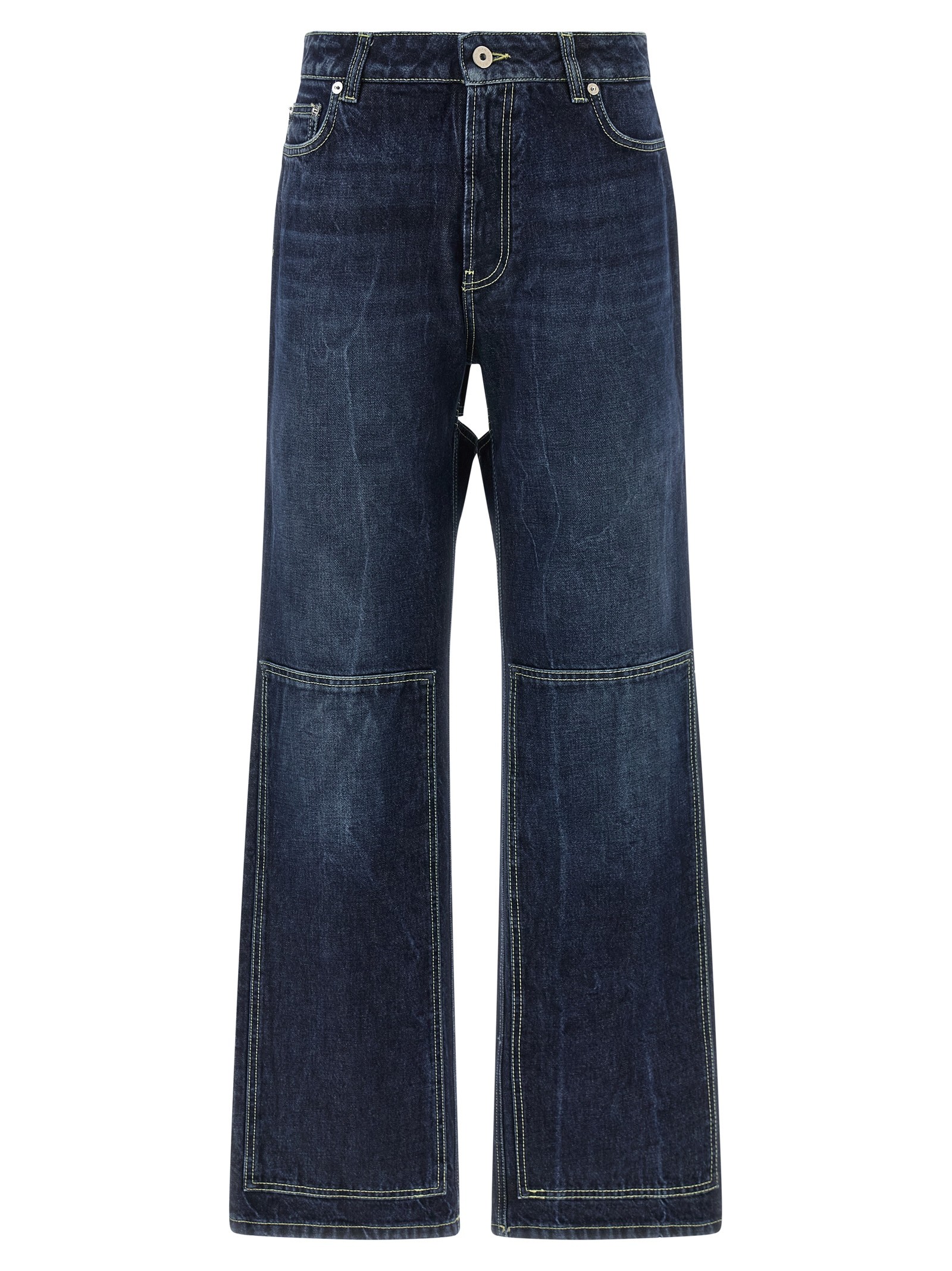 JEAN PAUL GAULTIER 'The Blue Cut-Out' Jeans