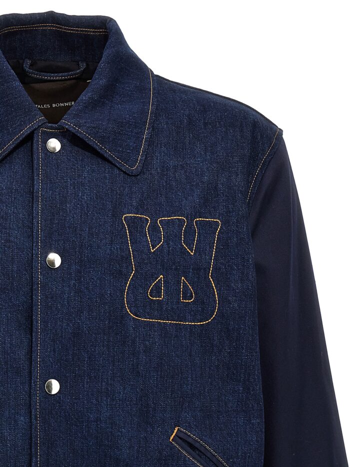 WALES BONNER 'The Echo Denim Varsity' Jacket