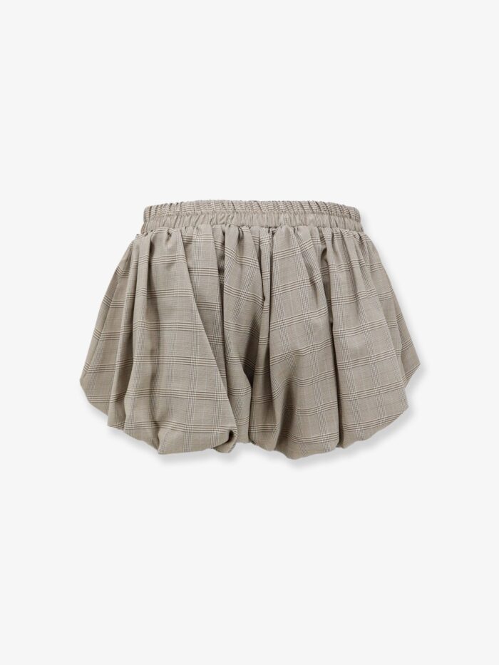 THE FRANKIE SHOP Alina Wool Blend Bubble Shorts