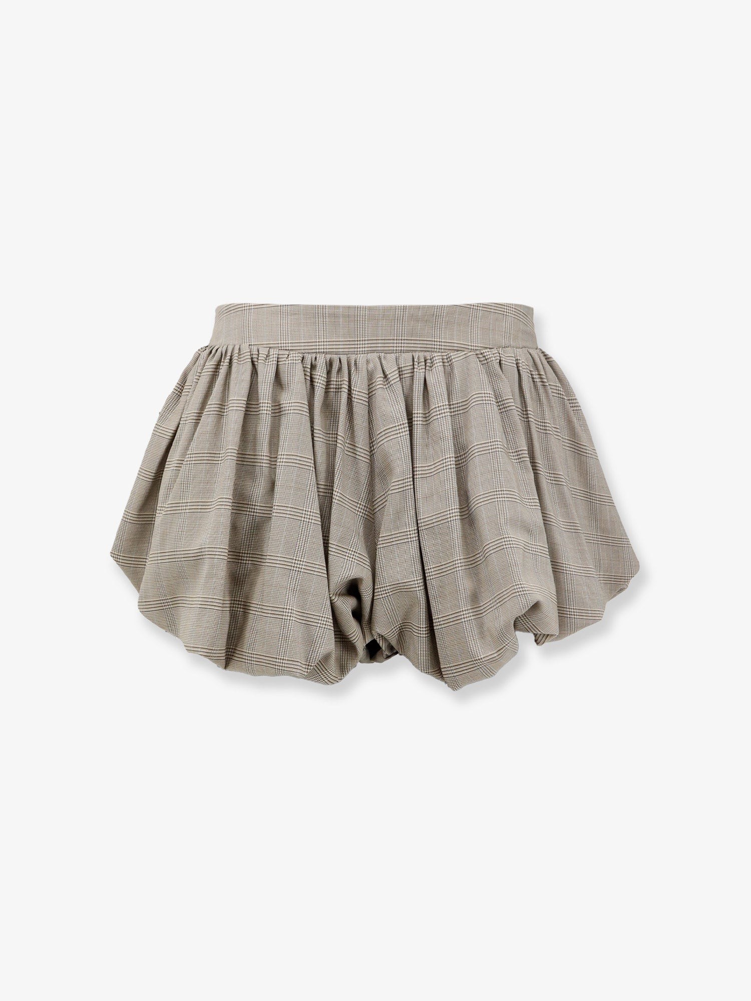 THE FRANKIE SHOP Alina Wool Blend Bubble Shorts