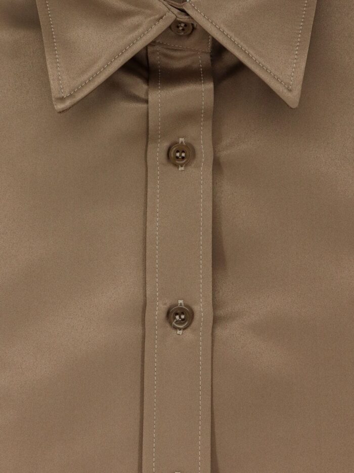 THE FRANKIE SHOP Arlen Satin Boxy Shirt