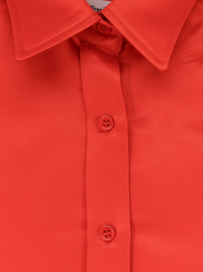 THE FRANKIE SHOP Arlen Satin Boxy Shirt