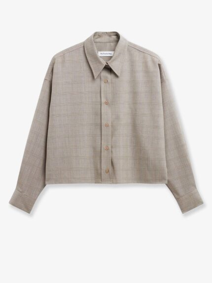 THE FRANKIE SHOP Arlen Shirt In Virgin Wool Blend