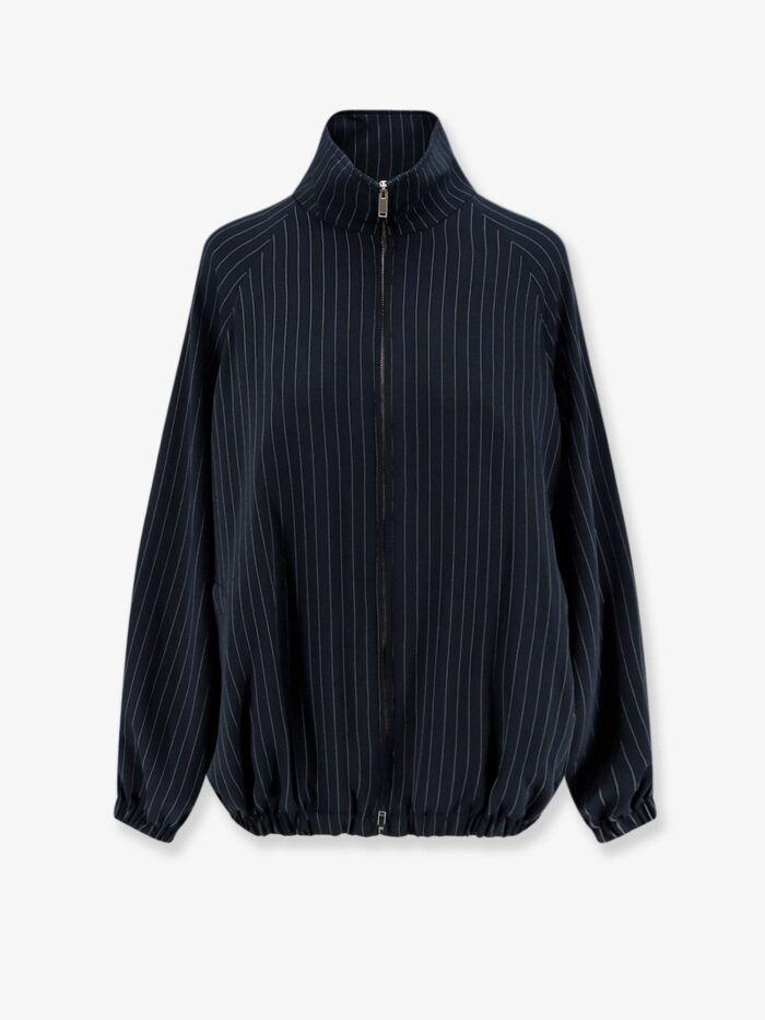 THE FRANKIE SHOP Baxter Pinstripe Recycled Material Jacket