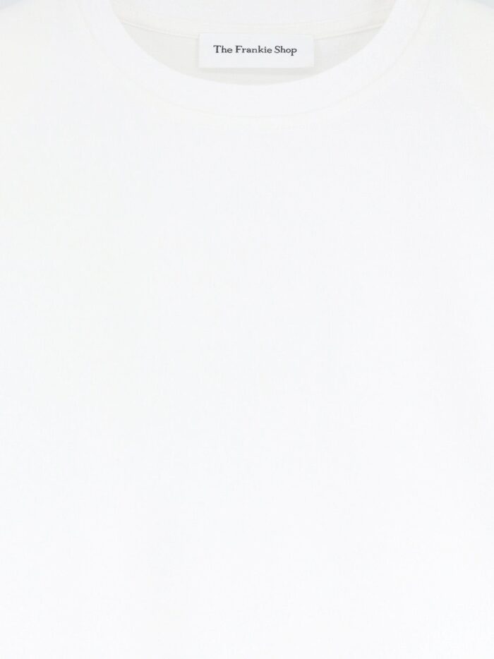 THE FRANKIE SHOP Hugo Ribbed Cotton Blend T-shirt
