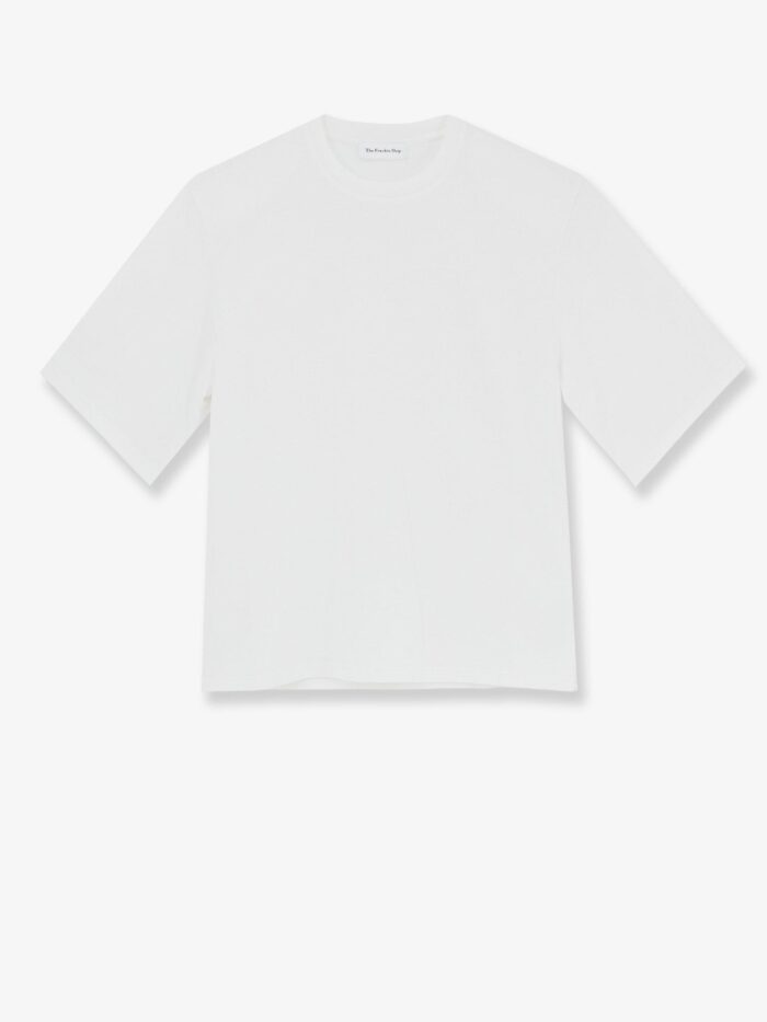 THE FRANKIE SHOP Hugo Ribbed Cotton Blend T-shirt