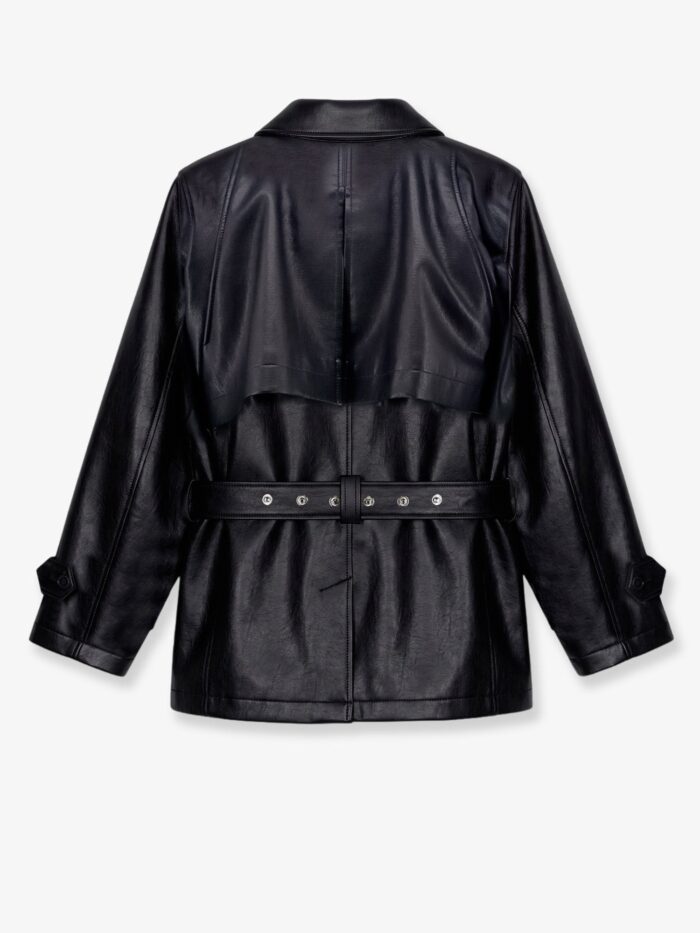 THE FRANKIE SHOP Kelia Faux Leather Trench
