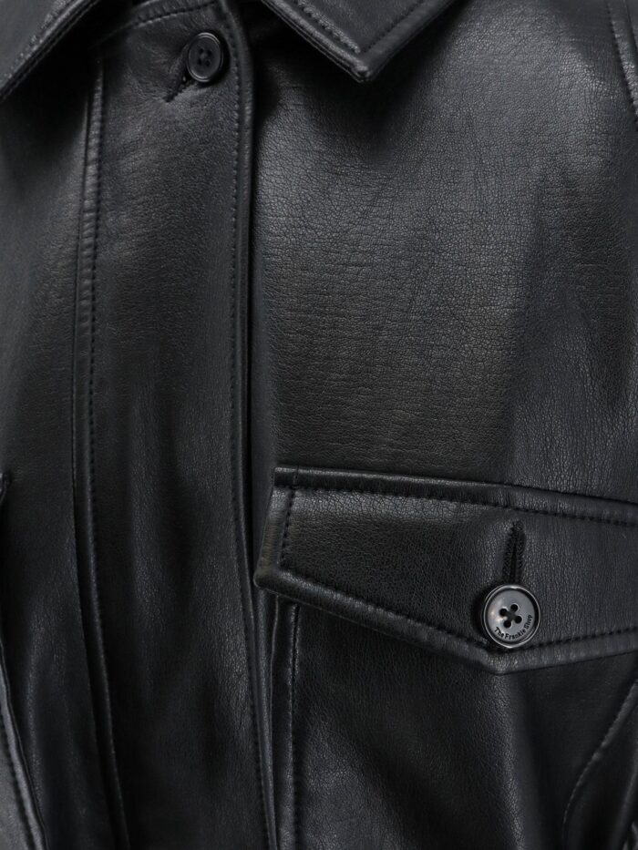 THE FRANKIE SHOP Kelia Faux Leather Trench