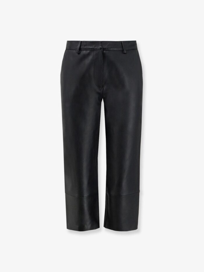 the frankie shop lior capri leather trousers THE FRANKIE SHOP Lior Capri Leather Trousers