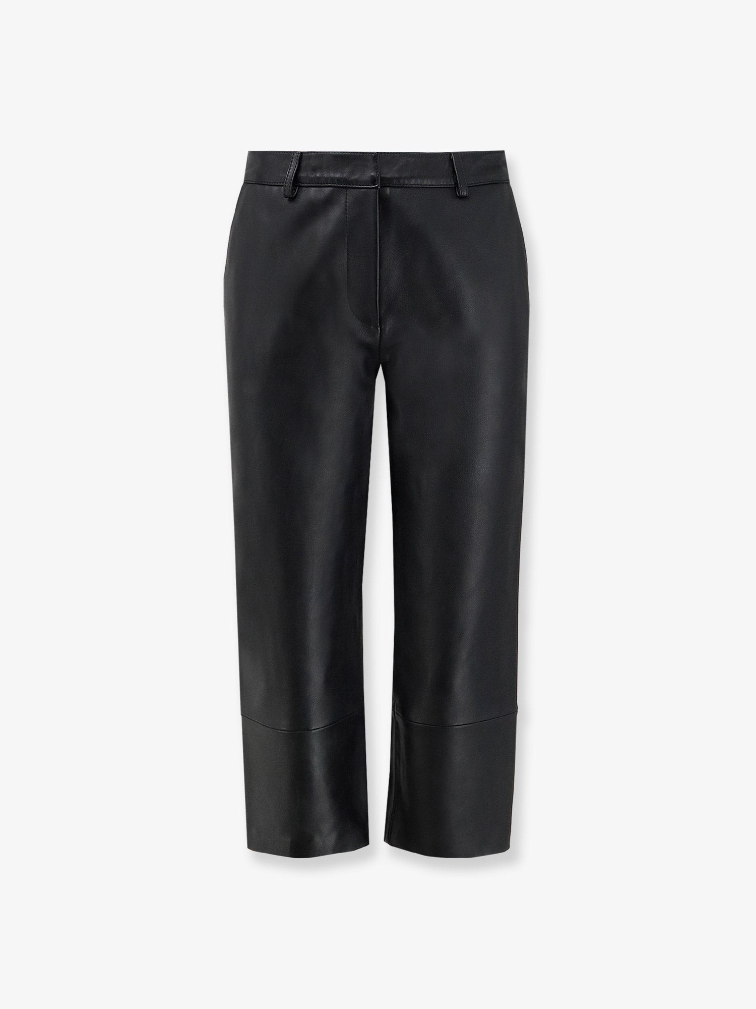 THE FRANKIE SHOP Lior Capri Leather Trousers