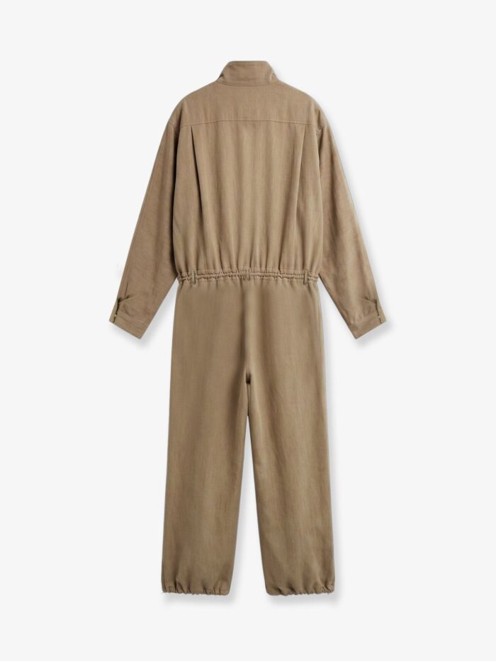 THE FRANKIE SHOP Marvin Viscose And Linen Jumpsuit