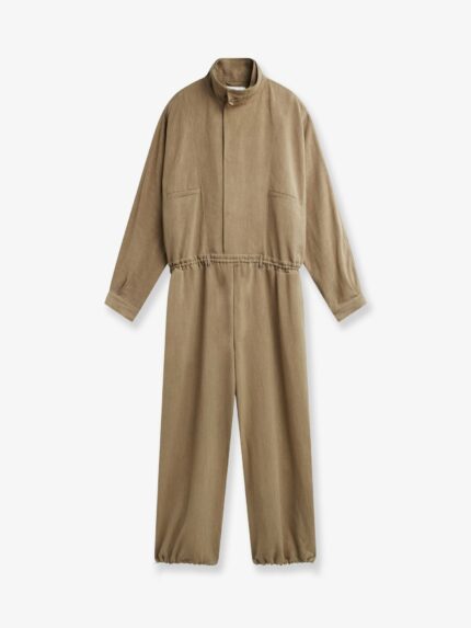 THE FRANKIE SHOP Marvin Viscose And Linen Jumpsuit