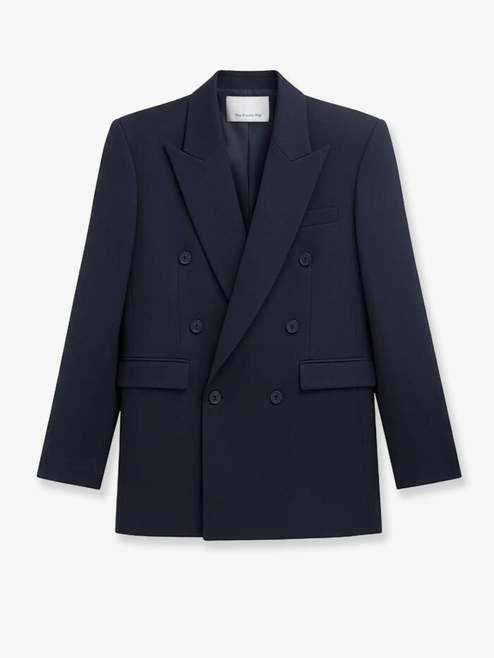 THE FRANKIE SHOP Monterey Structured Wool Blend Blazer