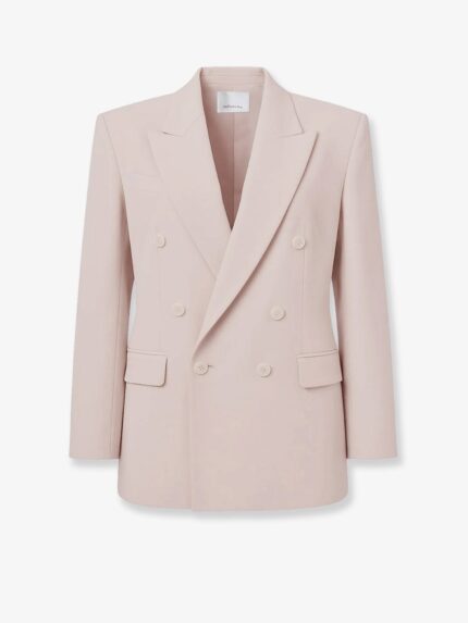 THE FRANKIE SHOP Monterey Structured Wool Blend Blazer
