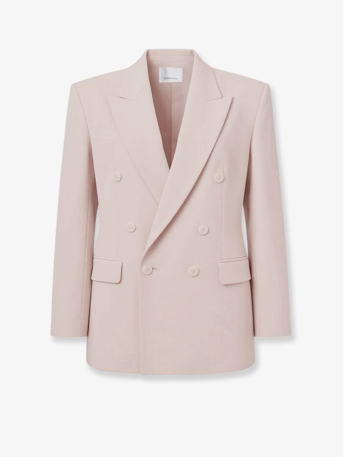 THE FRANKIE SHOP Monterey Structured Wool Blend Blazer