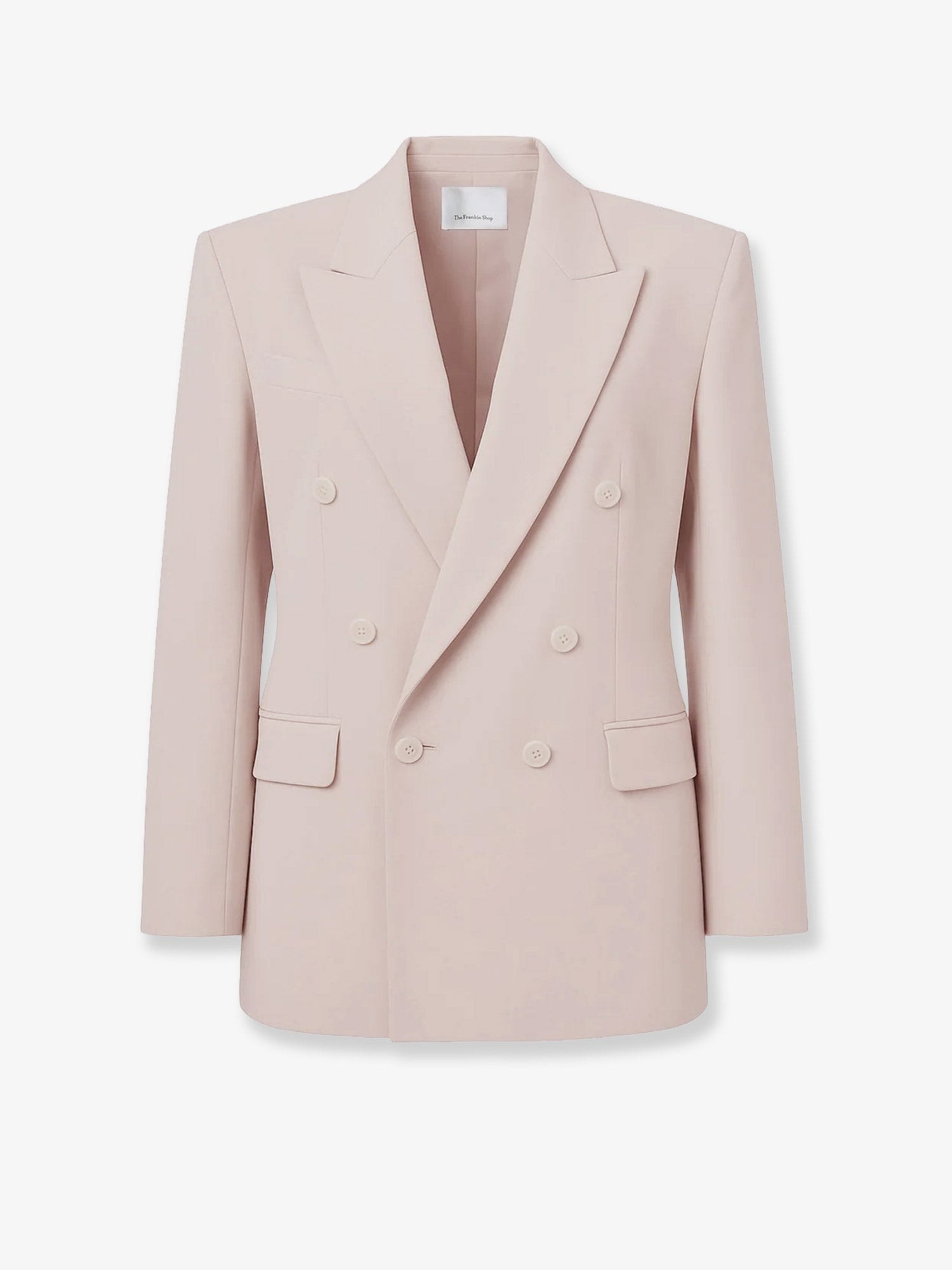 THE FRANKIE SHOP Monterey Structured Wool Blend Blazer