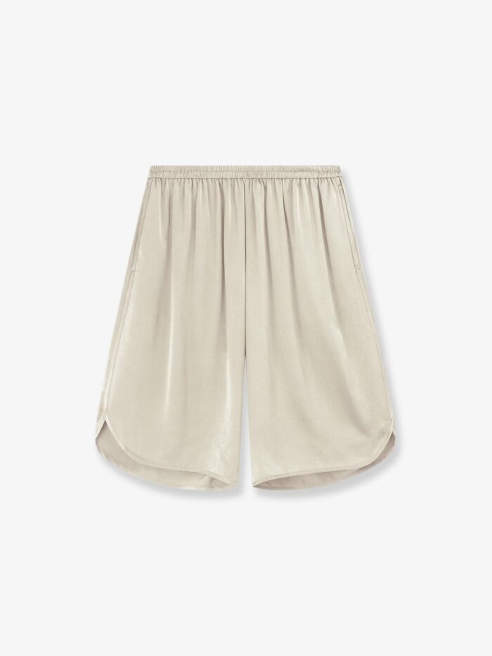 the frankie shop nelis satin bermuda shorts THE FRANKIE SHOP Nelis Satin Bermuda Shorts