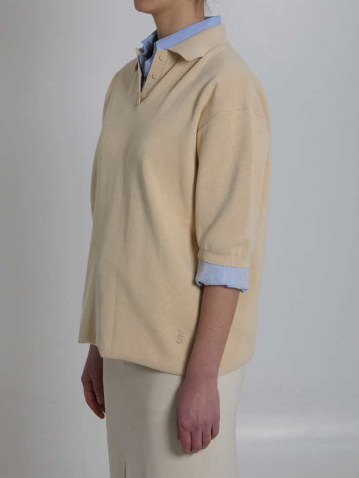 The Frankie Shop Nola knit polo