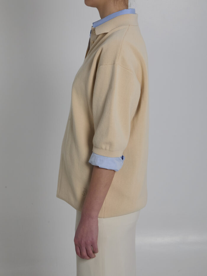 The Frankie Shop Nola knit polo